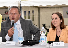 I saluti e i ringraziamenti finali di Vittorio Sambucci, qui accanto a Rossella Gigli.