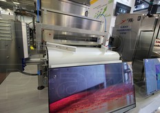 Macchina della Raytec per il pomodoro da industria, una volta trasformato in passata.