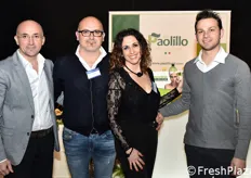 I titolari dell'azienda Paolillo. Da sinistra a destra: Alfonso, Ciro, Maria Pia Paolillo e Santino Scognamillo.