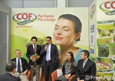 Al centro Francesco Barbieri, presidente di Cof