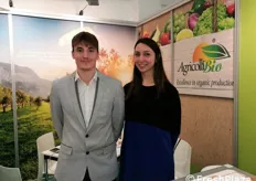Maximilian Feulner (commerciale estero) e Bianca Tramontana (direttore commerciale) della Agricolli Bio di Cisterna di Latina. L'azienda e' specializzata in produzione ed esportazione di prodotti biologici.