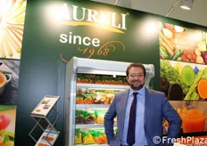 Alessandro Aureli, direttore marketing e vendite dell'omonima azienda Aureli, specializzata nella trasformazione di ortofrutta e vellutate.