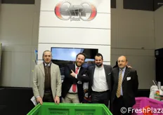 Da sinistra: Giorgio Innocenti, Mauro Buratti, Filippo Baldi e Marcello Spada dell'azienda CAPPplast.