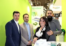 Antonio Cerqua, Giuseppe Monaco, Fulvia Guglielmi e Virgilio Dell'Angelo della Cartonsi di Battipaglia (SA), azienda specializzata in soluzioni d'imballaggio.