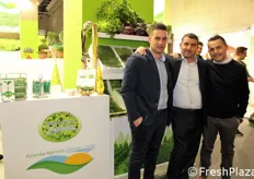 D'Acunto e Marotta insieme al collega Giuseppe Senese. Specializzate in orticole-baby leaf di I gamma, le aziende aderiscono alla Coldiretti.