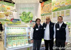 Franco Rolle' (direttore commerciale e R&S), Maurizio Panconesi (direzione vendite Italia) e Fabrizio Ziliani (presidente) della societa' agricola Euroverde di Azzano Mella (BS).