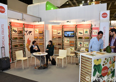 Lo stand della compagnia colombiana Ocati