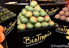 Mango nello stand della compagnia tedesca BioTropic