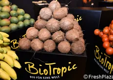 Cocco nello stand della compagnia tedesca BioTropic