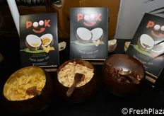 Chips di cocco nello stand della compagnia tedesca PookSpaFoods