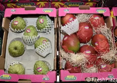 Frutta tropicale nello stand dell'organizzazione spagnola Anecoop