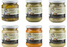 Cavolfiore sfizioso, crema di broccoli per bruschette, crema di carciofi per bruschette, crema di cavolfiore per bruschette, crema di peperoni per bruschette, crema di porri per bruschette.