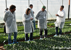 Un momento delle spiegazioni tecniche di Paride Zamagna.