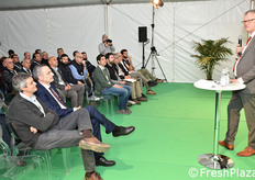 Un momento della presentazione di Kees Reinink.