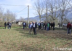 Visita in campo, azienda Silvestri.