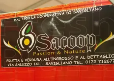 Sacoop, cooperativa di Savigliano che commercializza frutta all'ingrosso.