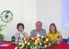 Piemonte Asprofrut: Anna Bosio, Domenico Sacchetto (presidente), Lorenza Sacchetto.