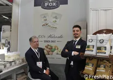 A sinistra, il titolare del marchio Fox Antonio Pavone