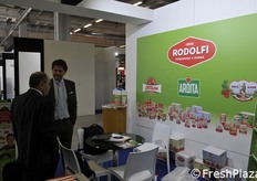 Lo stand Rodolfi, trasformatori di pomodoro