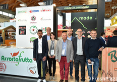 Foto di gruppo presso la collettiva piemontese.