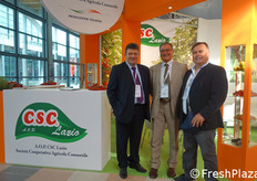 Romano Pecchia, Quintino Velocci e Gianpiero Carocci.