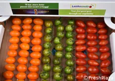 Fai il pieno di salute con i colori dei pomodorini arancioni, verdi e rossi!