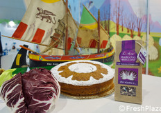 Torta carote e radicchio della Pasticceria Veneta.