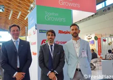 Paolo Carissimo, Giacomo Nocentino e Andrea Daziano in rappresentanza della RK Growers.
