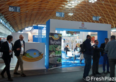 Qui e nelle foto seguenti, lo stand collettivo della Regione Puglia.