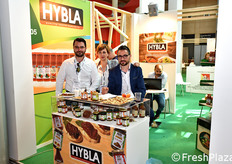 Lo stand Hybla, protagonista anche al Macfrut Gourmet con i suoi prodotti trasformati.