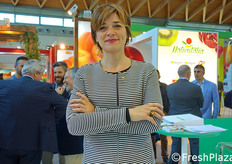Rossella Muroni, presidente nazionale Legambiente. Dopo un'analoga esperienza con la F.lli Romagnoli nel 2014, la Onlus Legambiente ha definito quest'anno una collaborazione con Apo Conerpo. in cui il Consorzio si impegna a rispettare un disciplinare di produzione volontario per sostenere un'agricoltura di qualita' che tuteli in primis le risorse naturali e le varieta' genetiche, promuova lo sviluppo delle filiere, la redditivita' delle produzioni e l'etica del lavoro.