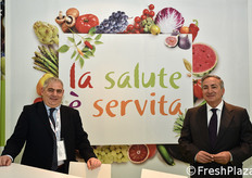 Melven Bosca insieme al presidente Unaproa, Antonio Schiavelli.