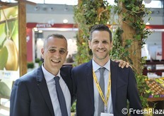 Momenti insieme al Macfrut: Cristian Moretti (Agrintesa) e Alessandro Fornari (Jingold).
