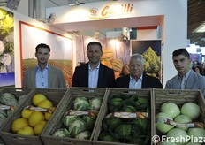 Azienda agricola Camilli di Viterbo. Gino Sebastiani, Danilo Camilli, Gualtiero Camilli, Gabriele Camilli.