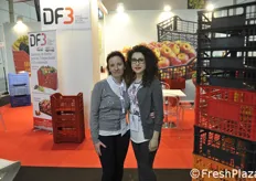 Angela Di Serlo e Marianna Piro presso la DF3.