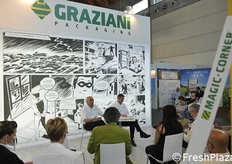 Conferenza stampa sui 20 anni dell'angolare Magic Corner allo stand Graziani.