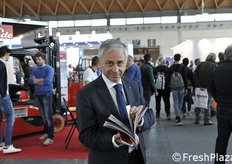 Salvo Laudani di Oranfrizer immortalato nei padiglioni.