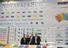 Il coloratissimo stand Novapacksud.