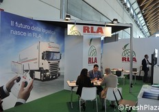 Lo stand di Rla, Rete logistica agroindustriale.