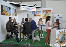 Lo stand Sun Island.