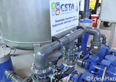 Attrezzature in fiera.