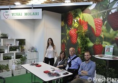 Vivai Molari: Aurora Kamami, Fedora Tollari, Gilberto e Matteo Molari.