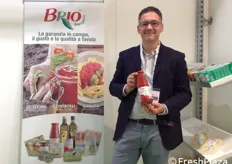 Valerio Massimo, responsabile vendite estere di Brio Spa. Il gruppo commercializza il prodotto biologico della Primavera Scarl.