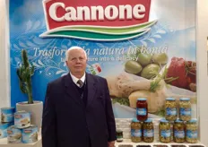 "Antonio Petralla, titolare del marchio "Cannone", azienda nata negli anni '60 specializzata nella lavorazione e commercializzazione di specialità gastronomiche a base di ortaggi."