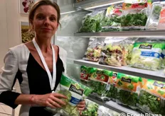 Marie Pierre Derouet, responsabile marketing di Florette, leader europeo del mercato delle insalate delle verdure fresche pronte all'uso.