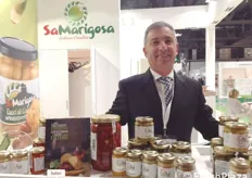 Paolo Mele, responsabile commerciale dell'OP Sa Marigosa OP. Tra le novita' presentate al Tuttofood i sottoli di Carciofo Spinoso di Sardegna DOP e la linea vegana.