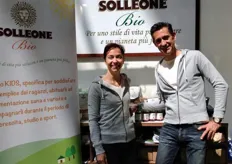 Liliana Guarino direttore generale del gruppo e Thierry Cohen fondatore e presidente del gruppo Solleone Bio Spa.