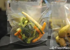 verdure sottovuoto pronte per il consumo.