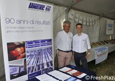Anche Unitec era presente. A sinistra, il responsabile vendite Italia Massimo Santandrea.