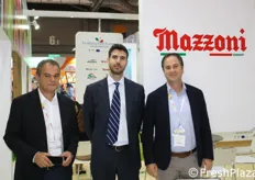 Allo stand del Mazzoni Group troviamo Pierluigi Marconcini, Matteo Mazzoni e Francesco Guzzianti.